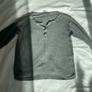 john galt gray long sleeve tee